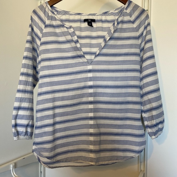 Gap Sz XS Striped Cotton Shirt - Picture 1 of 3